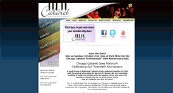Desktop Screenshot of chicagocabaret.org