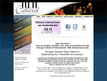 Tablet Screenshot of chicagocabaret.org